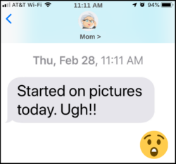 Mom's Text Message